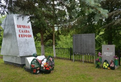 Братская могила воинов Советской Армии, воздушно-десантной бригады, погибших 28 марта 1942 года /  / Новгородская область