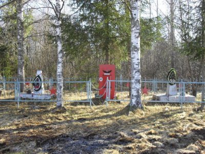 Братская могила 28 воинов Советской Армии, погибших в период Великой Отечественной войны /  / Новгородская область