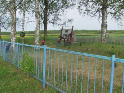 Воинское кладбище, где похоронены воины Советской Армии, погибшие в период Великой Отечественной войны 1941-1945 гг. /  / Новгородская область