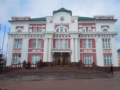 Здание, где в январе 1918 года был организован первый Саранский уездный комитет РКП/б и провозглашена советская власть в уезде /  / Республика Мордовия