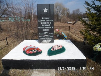 Братская могила 9 воинов Советской Армии, погибших в период Великой Отечественной войны /  / Новгородская область