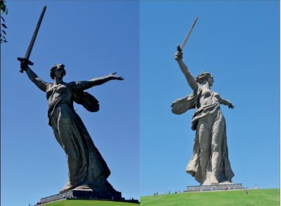 Скульптура «Родина-мать зовет!» (главный монумент) /  / Волгоградская область