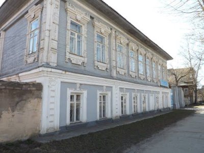 Бывший дом Дербеневой, в котором 1918-1919 гг. находился Хуторовский клуб подростков /  / Ивановская область
