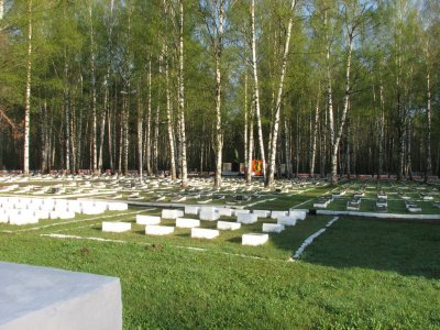 Воинское кладбище, на котором захоронено 502 советских война, умерших от ран в госпиталях в годы Великой Отечественной войны /  / Ивановская область