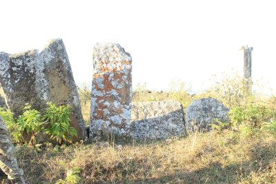 Каменные плиты 4 и 5 "Летней мечети" в местности "ЧIехтиль" /  / Республика Дагестан