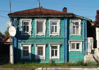 Дом с декором, характерным только для Елабуги /  / Республика Татарстан
