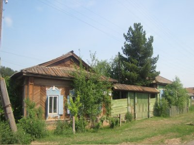Дом, откуда в 1898 г. хоронили Федосеева Н.Е. /  / Иркутская область