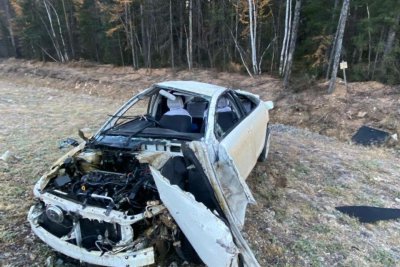 Тяжелые травмы получил водитель автомобиля в результате ДТП в Якутии