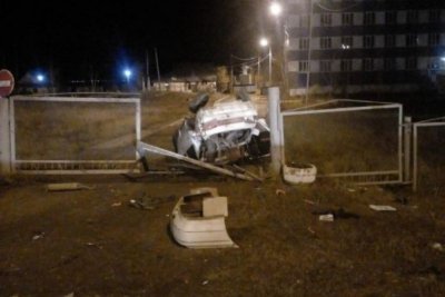 Пьяный водитель перевернулся на 5 км Покровского тракта