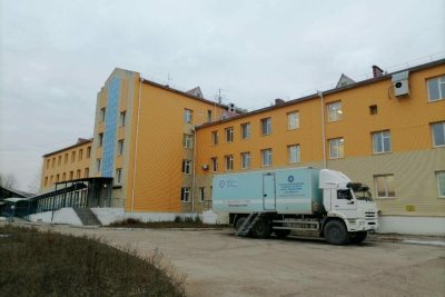 Передвижной офтальмологический комплекс работает в Усть-Алданском районе Якутии