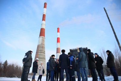 Глава Якутии проинспектировал ход строительства Нерюнгринской ГРЭС