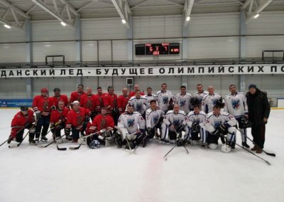 В Алдане состоялся первый матч по хоккею Кубка памяти Андрея Герасимова