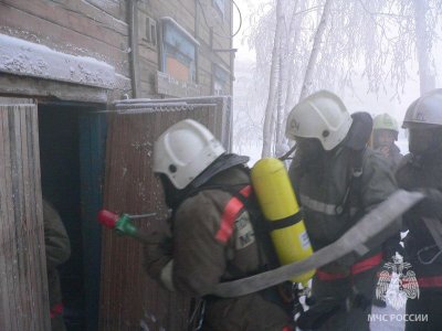 Мужчина из-за собственной неосторожности пострадал при пожаре в Ленском районе