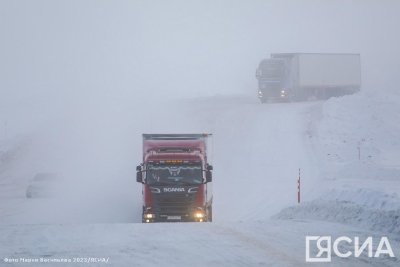 На ледовом автозимнике Якутск – Нижний Бестях с 3 апреля снизят грузоподъемность