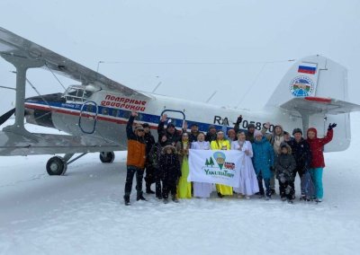 Национальный парк «Ленские столбы» посетили первые авиатуристы