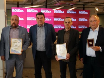 Сотрудники «Вечерней Москвы» получили награды от Союза журналистов России