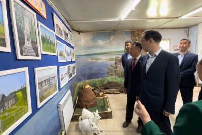 Вопросы развития музея-комплекса «Самыртай» обсудил глава Якутии в Хангаласском улусе