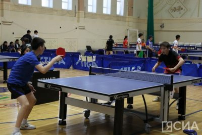 Более 150 школьников сошлись за теннисными столами спартакиады учащихся Якутии