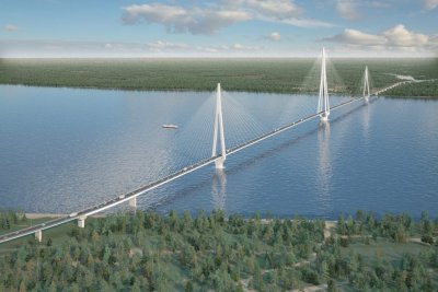 Группа «ВИС» направила в Главгосэкспертизу скорректированную часть проекта Ленского моста