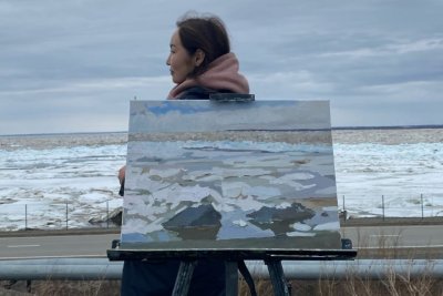 Якутская художница Мира Аргунова представила выставку на Таймыре