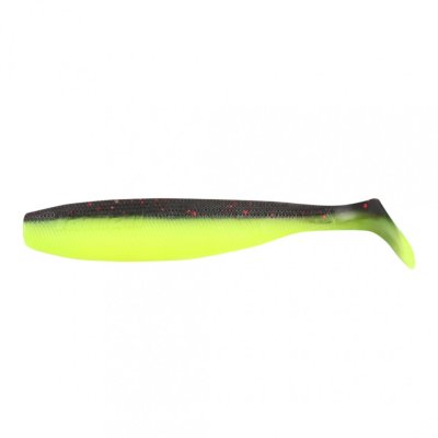 Виброхвост Yaman PRO Sharky Shad, р.3,75 inch, цв. 32 - Black Red Flake/Chart. 5 шт  YP-SS375-32