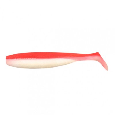 Виброхвост Yaman PRO Sharky Shad, р.5,5 inch, цвет #27 - Red White  (уп 5 шт.) YP-SS55-27