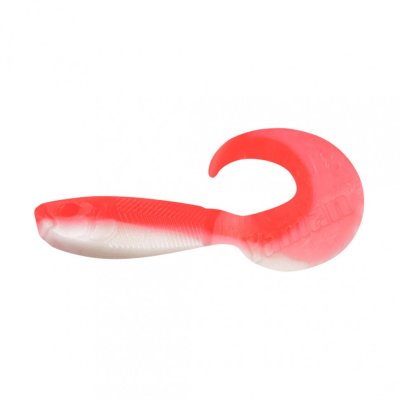 Твистер Yaman PRO Mermaid Tail, р.3 inch, цвет #27 - Red White (уп. 10 шт.) YP-MT3-27