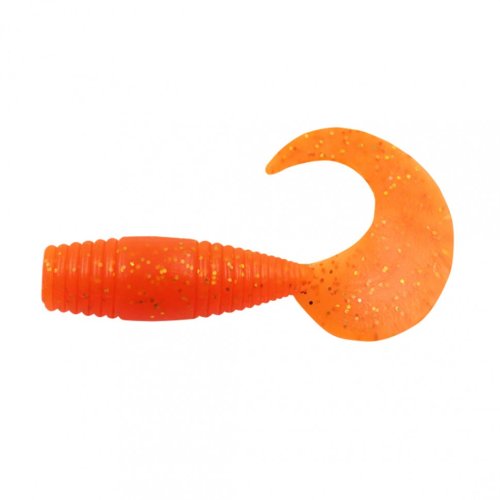 Твистер Yaman PRO Spry Tail, р.1,5 inch, цвет #03 - Carrot gold flake (уп. 10 шт.) YP-ST15-03