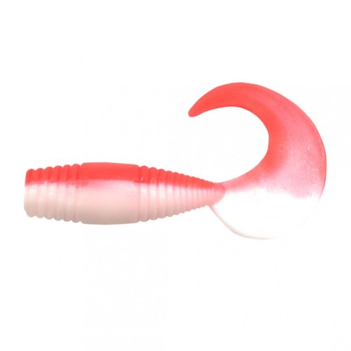Твистер Yaman PRO Spry Tail, р.3 inch, цвет #27 - Red White (уп. 8 шт.) YP-ST3-27