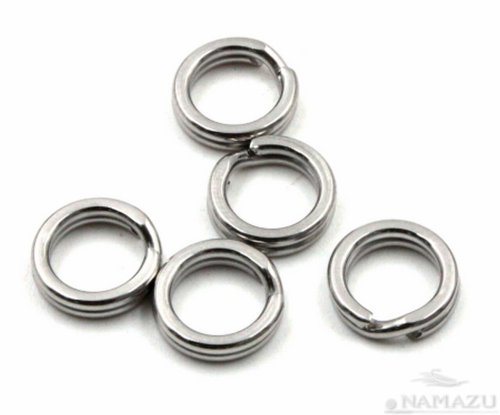 Заводное кольцо Namazu, цв. Cr, р. 5 ( d=7 mm), до 17 кг 10 шт N-FT-RA5
