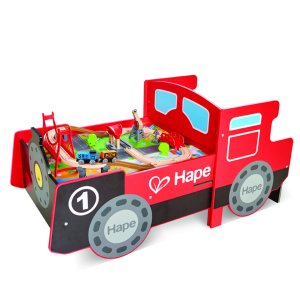 Игровой железнодорожный локомотив для малышей, 17 аксессуаров в наборе