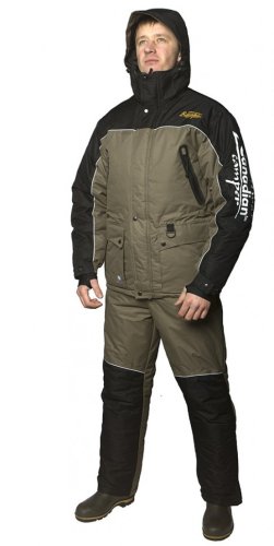 Зимний костюм для рыбалки Canadian Camper Denwer Pro цвет Black/Stone (3XL)