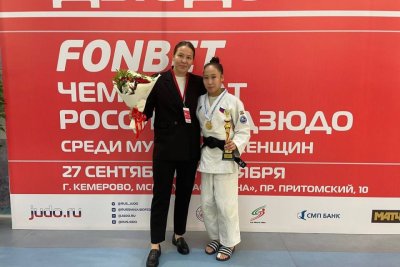 Якутянка Аина Моисеева завоевала ещё одну золотую медаль чемпионата России по дзюдо