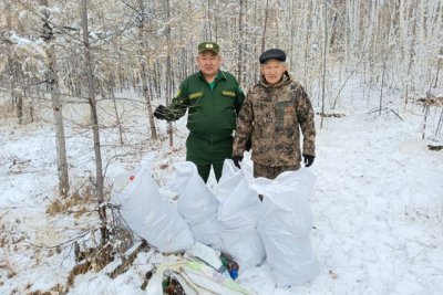 В Таттинском районе Якутии ликвидировали несанкционированную свалку