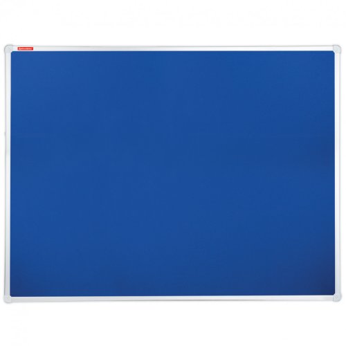 Доска c текстильным покрытием для объявлений 60х90 см синяя Brauberg 231700 (1)