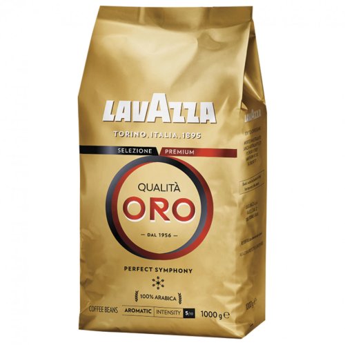 Кофе в зернах LAVAZZA "Qualita Oro" арабика 100% 1000 г 2056 620171 (1)