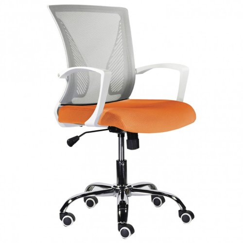 Кресло офисное Brabix Wings MG-306 ткнь/сетка оранжево-серое 532011 (1)