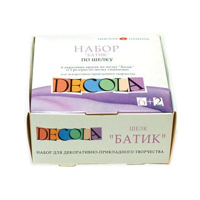 Краски акриловые по ткани Декола Батик по шелку 6 цветов по 50 мл 4441448 (1)