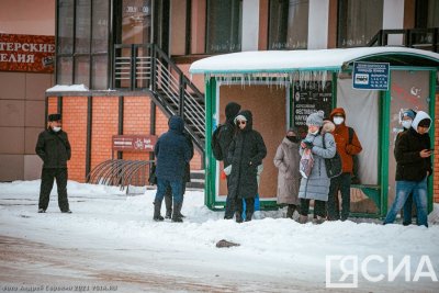 В Якутске на линию движения маршрута № 18 не вышли около десяти автобусов