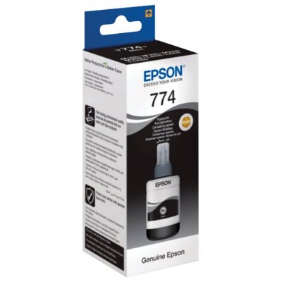 Чернила EPSON 774 T7741 для СНПЧ Epson черные ОРИГИНАЛЬНЫЕ C13T77414A 361244 (1)