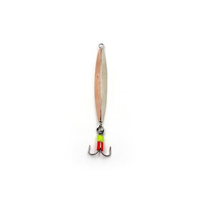 Блесна зимняя ЯМАН Трехгранка с тройником, 40 мм, 4,5 г, цвет никель/латунь/медь Я-БВ57