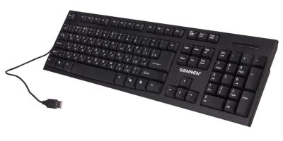 Клавиатура проводная USB Sonnen KB-330 (511277)