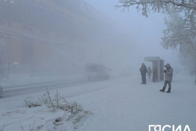 В Якутске для учеников с 1-го по 11-й классы отменили занятия в школах из-за морозов / ЯСИА Якутск Якутск Республика Саха (Якутия)