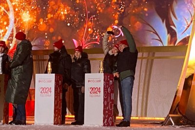 Семья Федоровых из Якутии приняла участие в церемонии зажжения семейного очага «Сердца России»