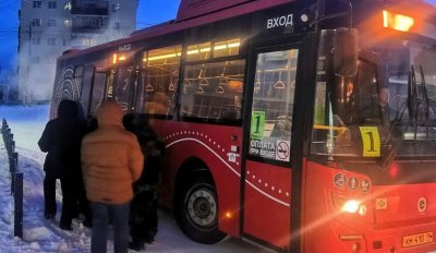 В Якутске на маршрут № 1 с февраля вышли муниципальные автобусы