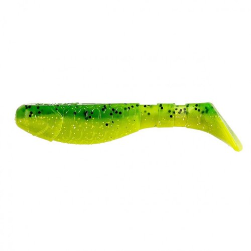 Виброхвост Helios Chubby 3,55"/9 см, цвет Green Lime 5 шт HS-4-010