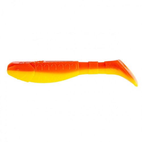 Виброхвост Helios Chubby 3,55"/9 см, цвет Orange & Yellow 5 шт HS-4-015