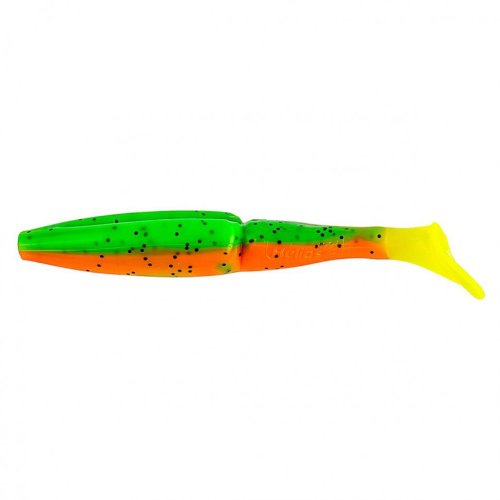 Виброхвост Helios Guru 5,0"/12,7 см, цвет Pepper Green & Orange LT 5 шт HS-31-032