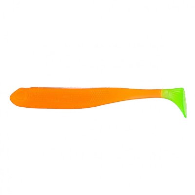 Виброхвост Helios Jumbo 4,95"/12.5 см, цвет Orange & Greene 5 шт HS-7-025