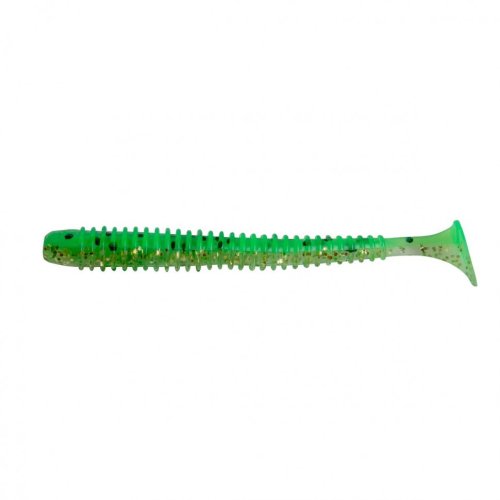 Виброхвост Helios Liny Catcher 2,35"/6 см, цвет Green Peas 12 шт HS-5-051